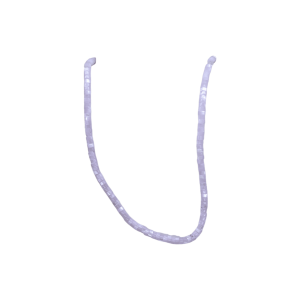 Tira de madre perla en forma de puka | 2mm x 4mm | Lila