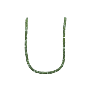 Tira de madre perla en forma de puka | 2mm x 4mm | Negro