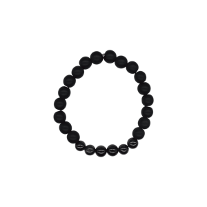 Pulsera de ónix con piedra granate