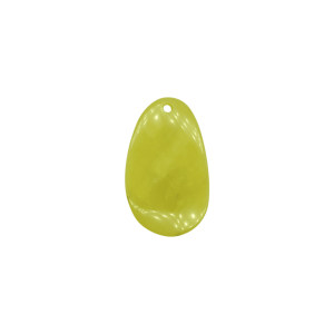 Lengueta de cuarzo citrino con perforación