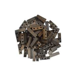 Cuentas de madera tipo rectangunlo separador de 7x23mm | Color café