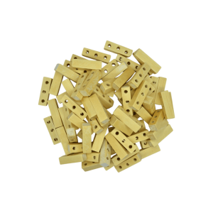 Cuentas de madera tipo rectangunlo separador de 7x23mm | Color natural