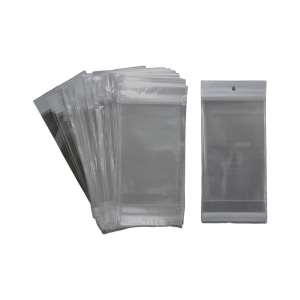 Bolsa de celofán con cenefa con adhesivo | 8.5cm x 15.5cm | 100pz