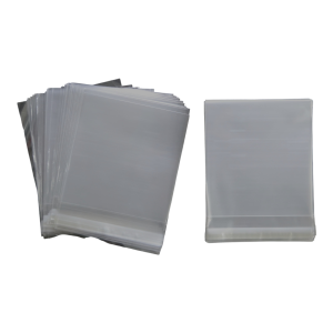 Bolsa de celofán sin cenefa con adhesivo | 12.5cm x 16.5cm | 100pz